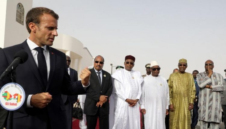 Macron et les présidents du G5 Sahel