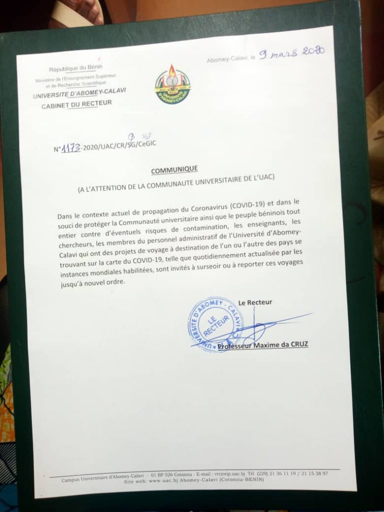 Bénin – conseil des ministres: le nouveau directeur général de l’insae nommé