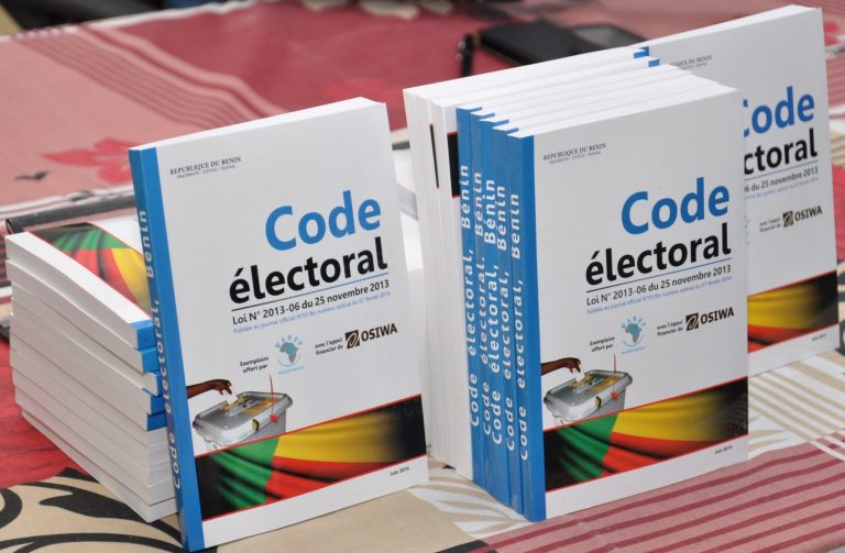 Bénin: intégralité de la loi interprétative du Code électoral, promulguée