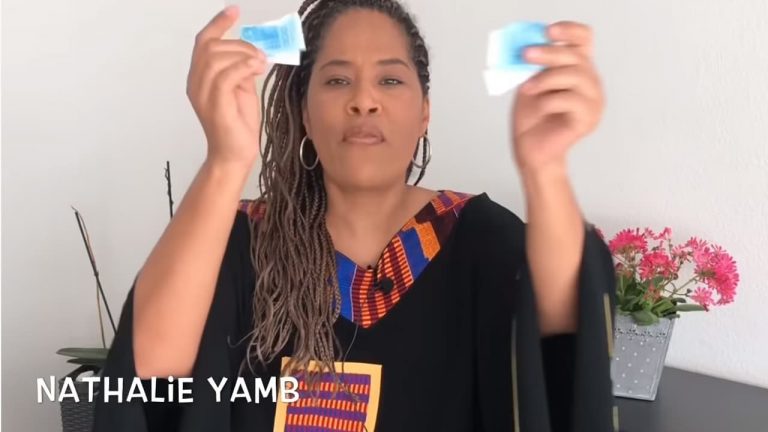 Après Kemi Seba, Nathalie Yamb déchire un billet de 2 000f CFA (vidéo)