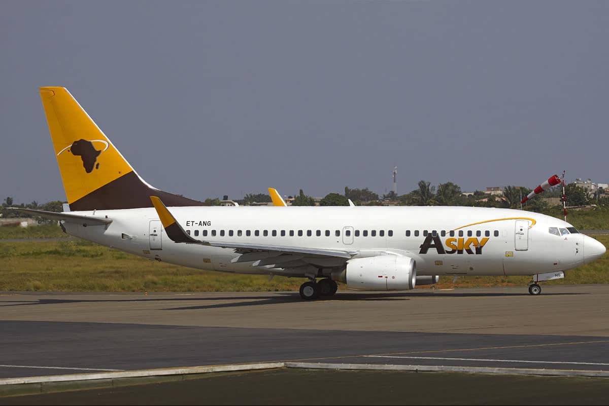 Un avion d'une compagnie de tourisme au Togo