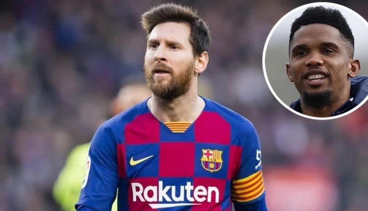 Lionel Messi est “le meilleur joueur de tous les temps”, Samuel Eto’o