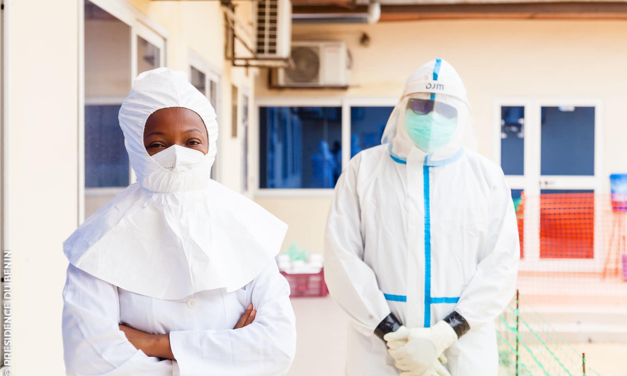 Des professionnels de la santé engagé contre la Covid-19 au Bénin.