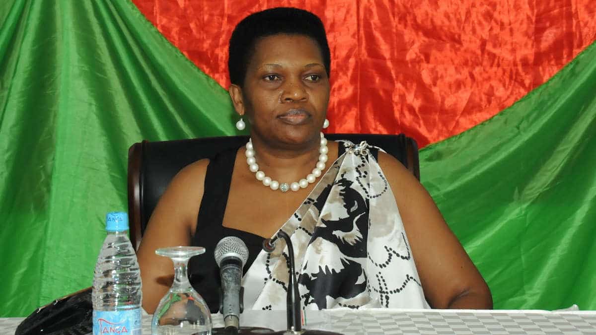 Première dame du Burundi lors d'un sommet