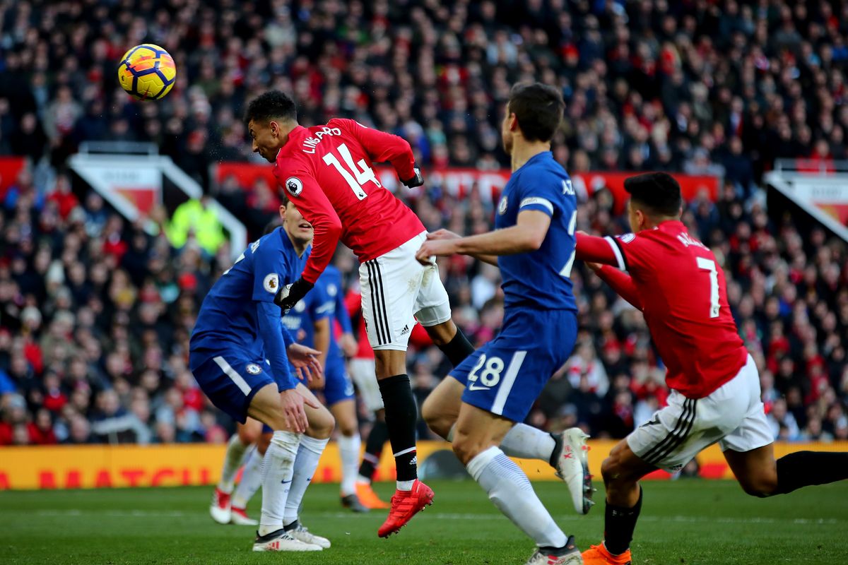 Un match de Premier league opposant Chelsea à Manchester United