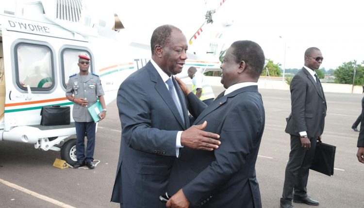 Alassane Ouattara et Henri Konan Bédié