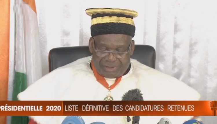Mamadou Koné, président du conseil constitutionnel ivoirien
