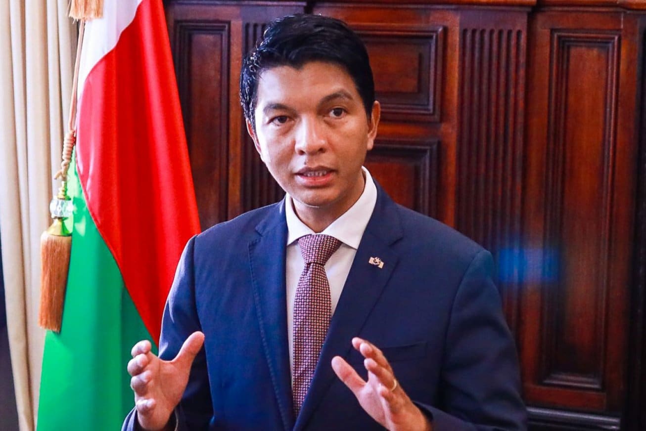 le président malgache Andry Rajoelina