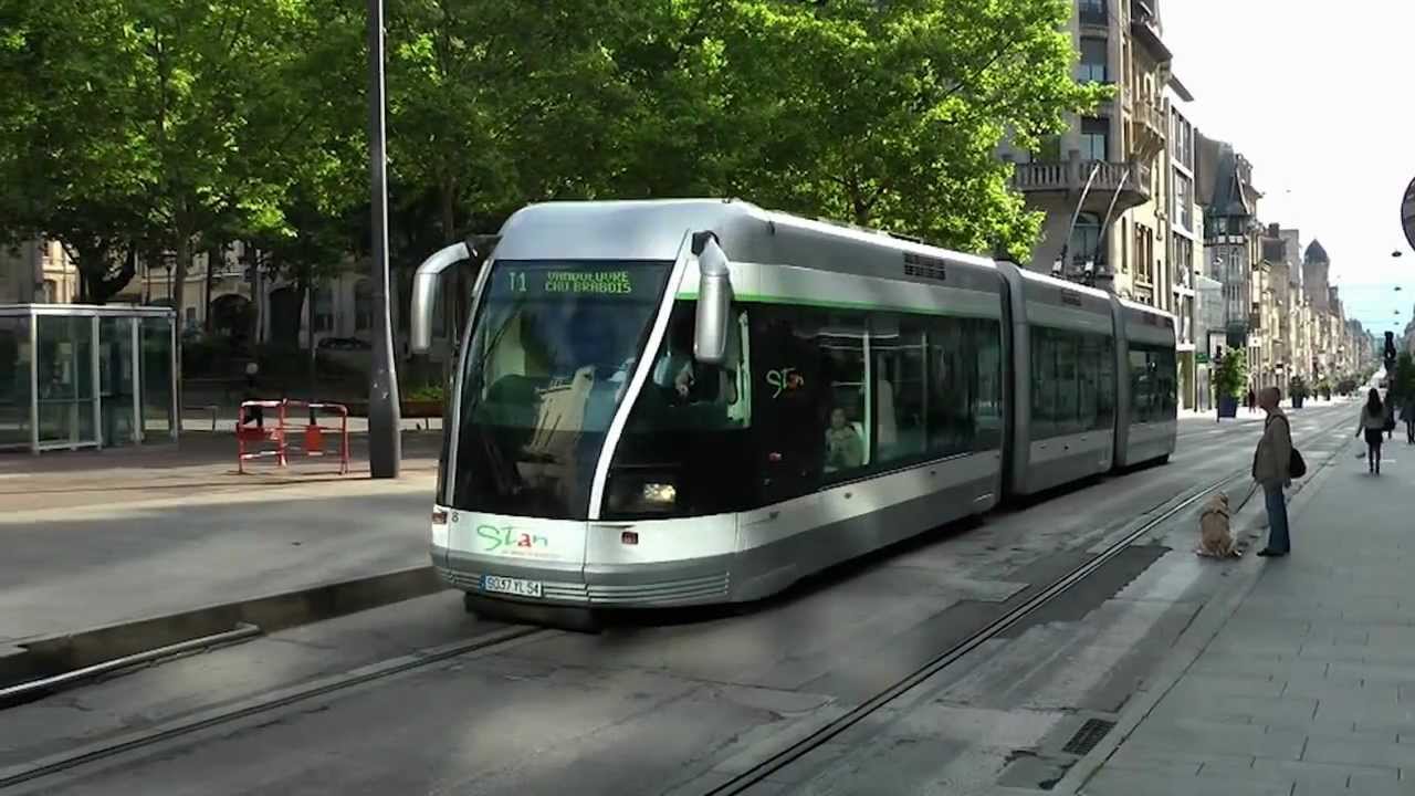 Un tramway à Nancy