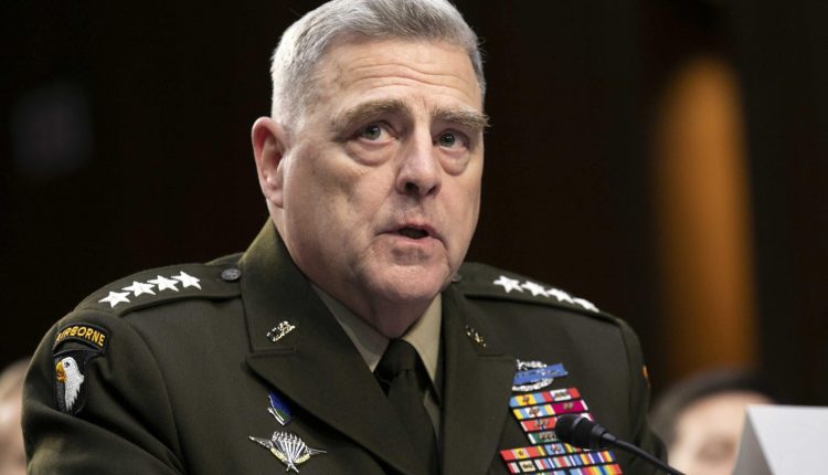 Général Mark Milley, Chef d'état-major américain,