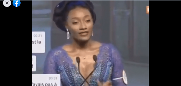 Miss Côte d’Ivoire 2020: en pleine allocution, la candidate N° 19 perd son dentier (vidéo)