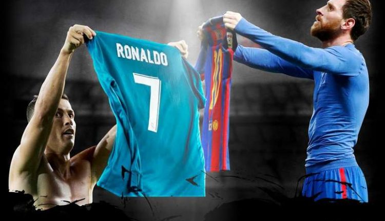 Les célébrations de but de Messi et Cristiano Ronaldo