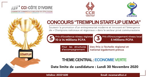 première édition de l’Initiative « Tremplin Start-Up UEMOA