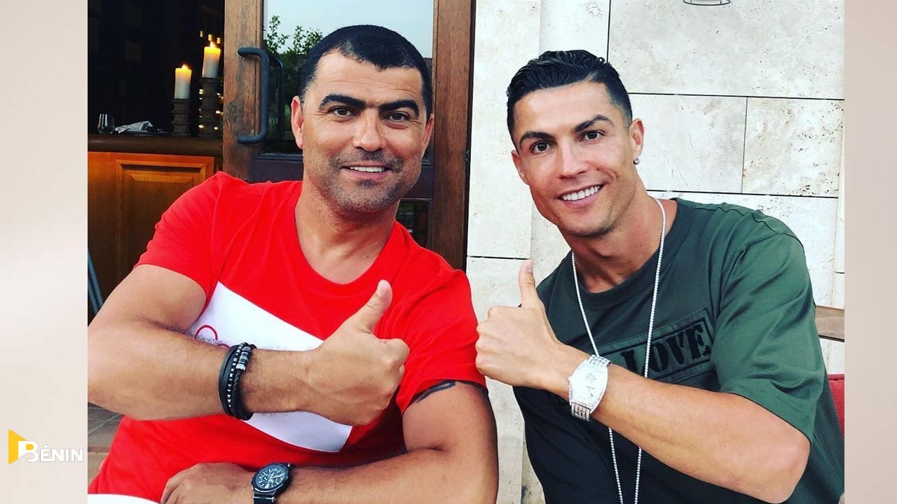 Hugo Dinarte Santos Aveiro et son frère Cristiano Ronaldo @ egit