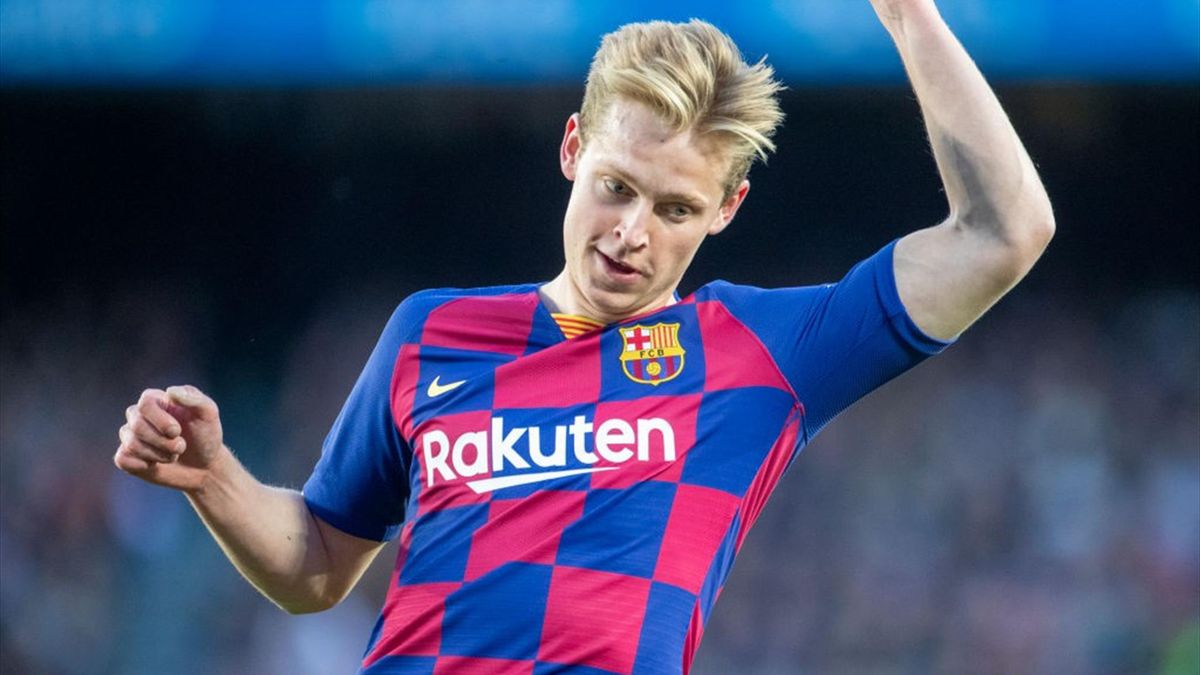 Frenkie De Jong lors de la rencontre opposant le FC Barcelone à la Real Sociedad, le 7 mars 2020