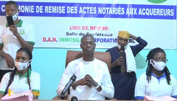 Bénin: remise des actes notariés aux acquéreurs de parcelles de DAN Immobilia Corporation