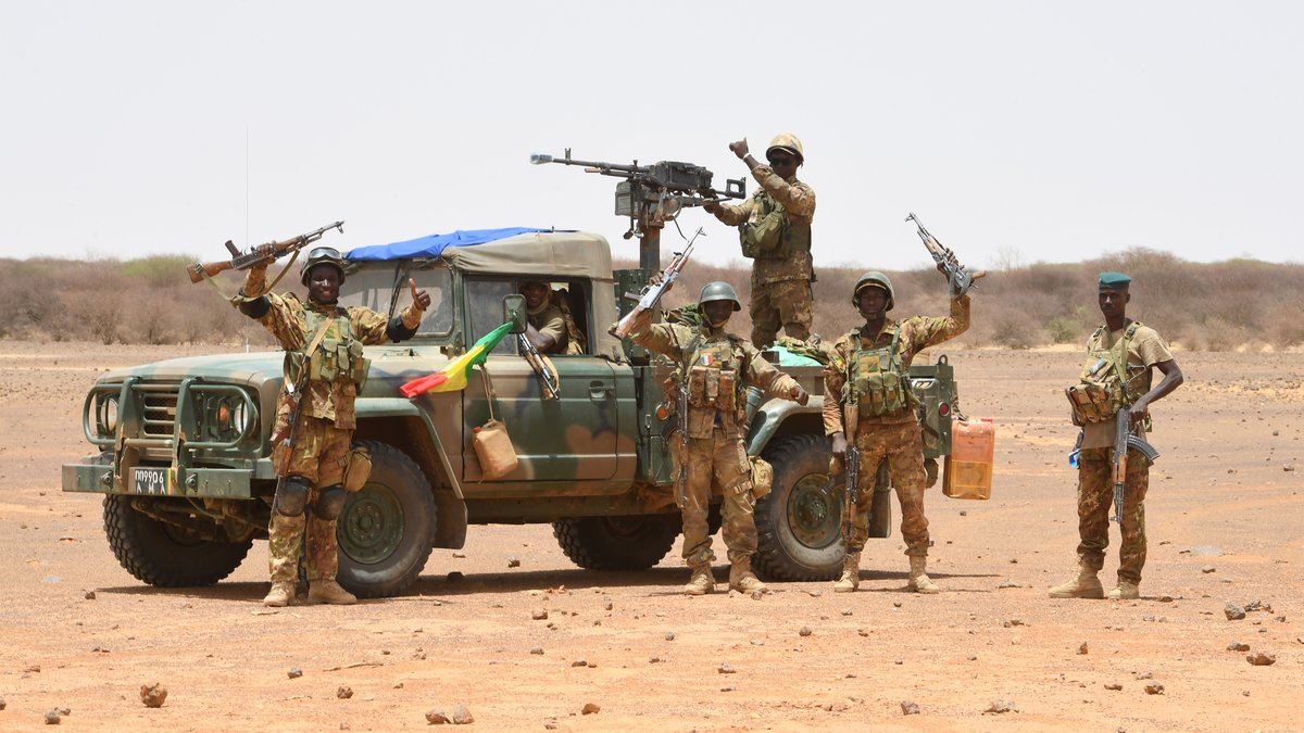 Un détachement de l'armée malienne en mission au centre du pays