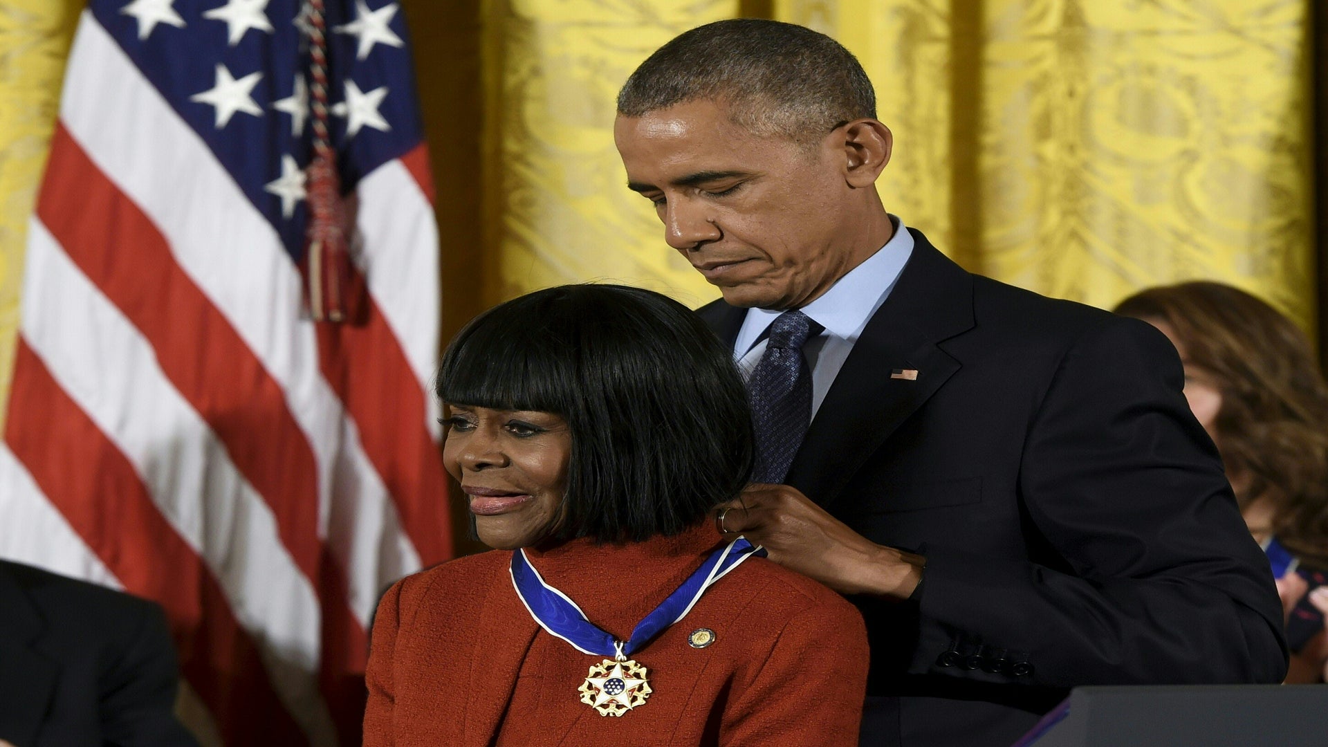 L’actrice noire Cicely Tyson et l'ancien Président Barack Obama