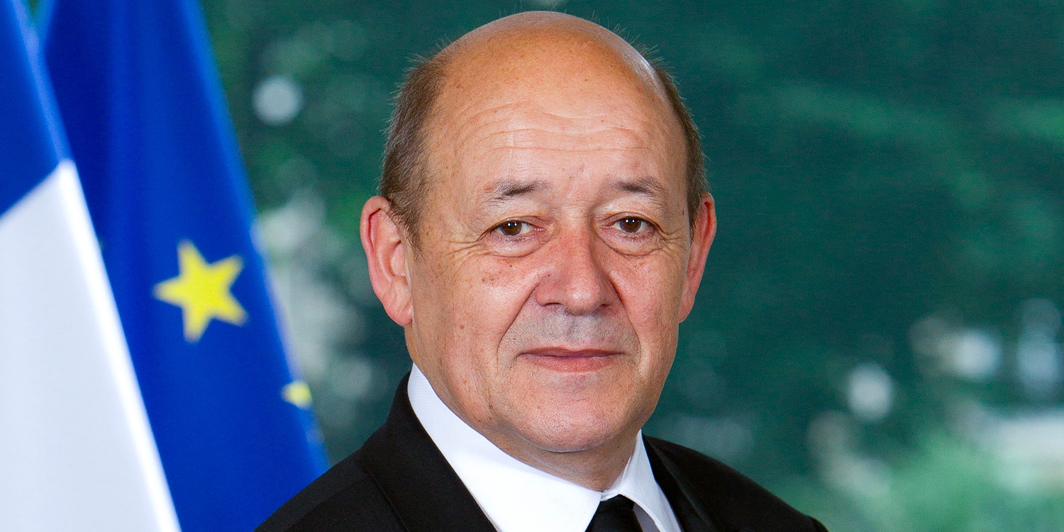 Jean-Yves Le Drian, Ministre français des Affaires étrangères.