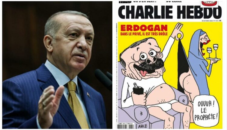 La publication de cette caricature avait suscité la colère de Recep Tayyip Erdogan.