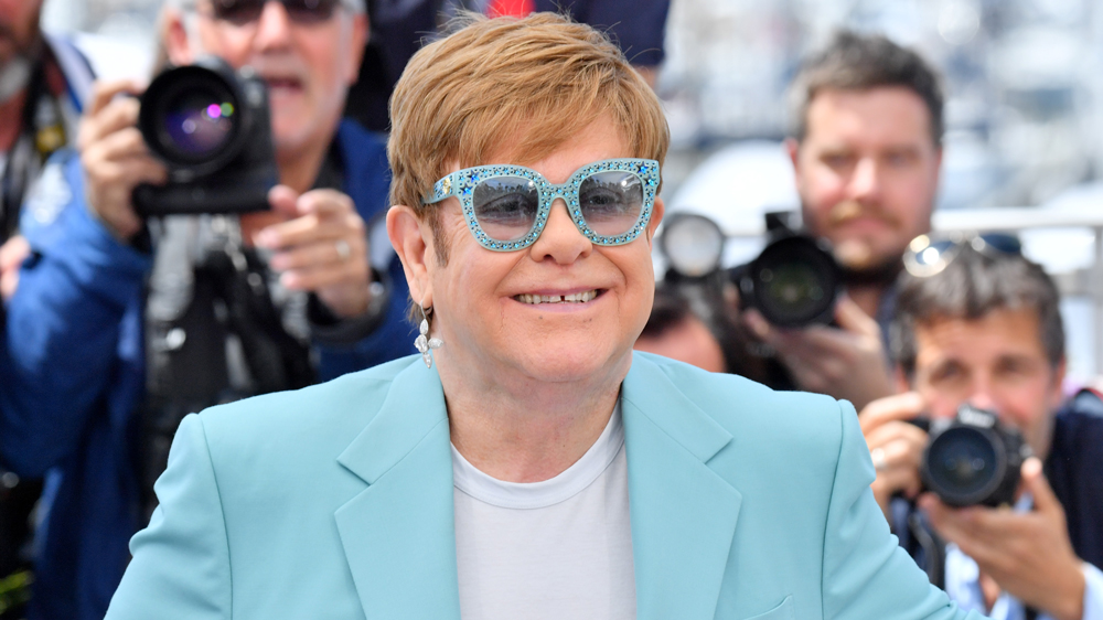 La star anglaise de musique, Elton John