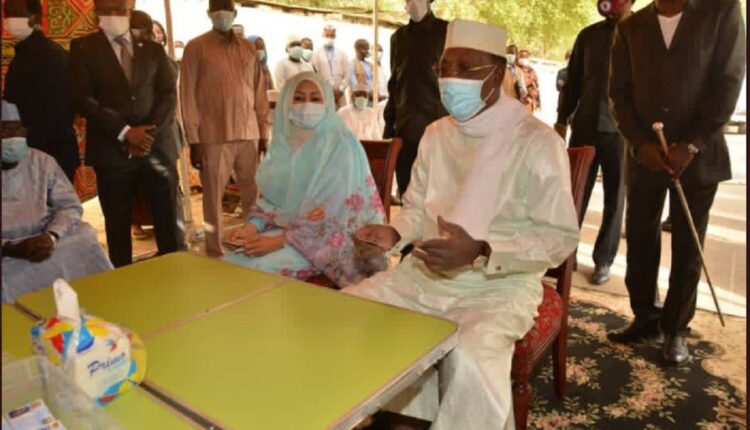 Le président Idriss Deby et la Première Dame du Tchad
