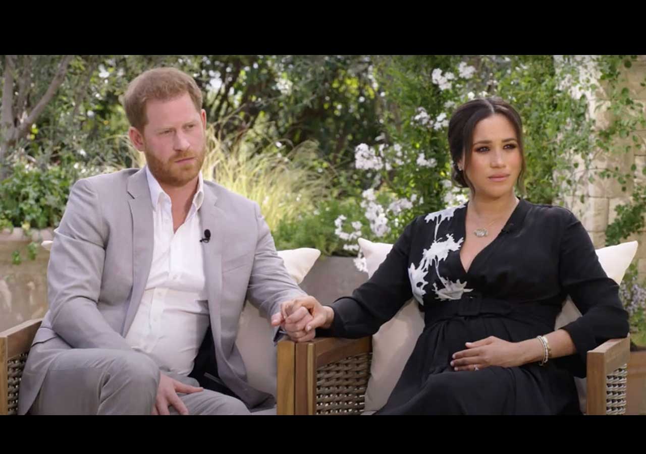 Prince Harry et Meghan Markle| CRÉDIT: CBS / YOUTUBE