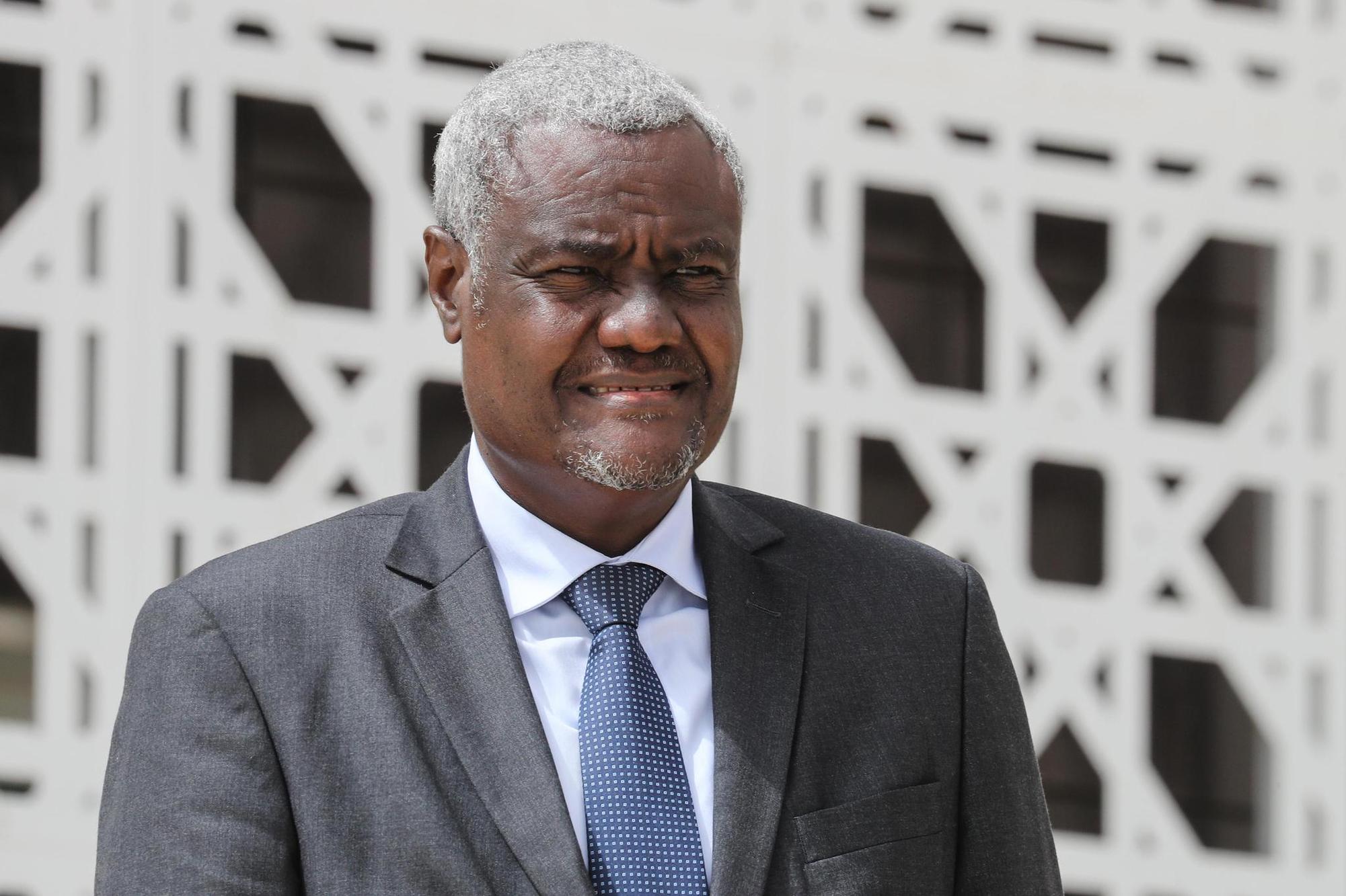 Le président de la commission de l'Union Africaine Moussa Faki Mahamat